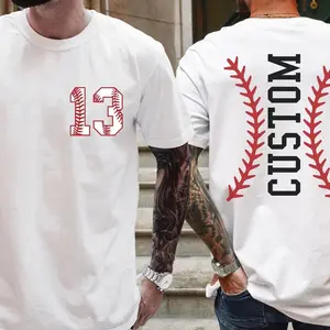 Custom Baseball Number and Name Tshirt, Baseball Custom Shirt,Baseball Mom Tee,Personalized Baseball,Custom Baseball