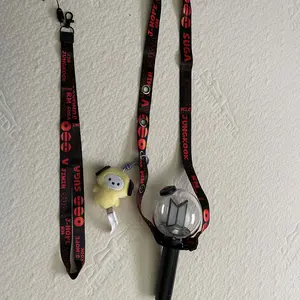 FANMADE Kpop Lightstick Strap with Random Stickers for Smartphone - Concert Tour Lanyard, Phone Case Strap, Support Light Stick