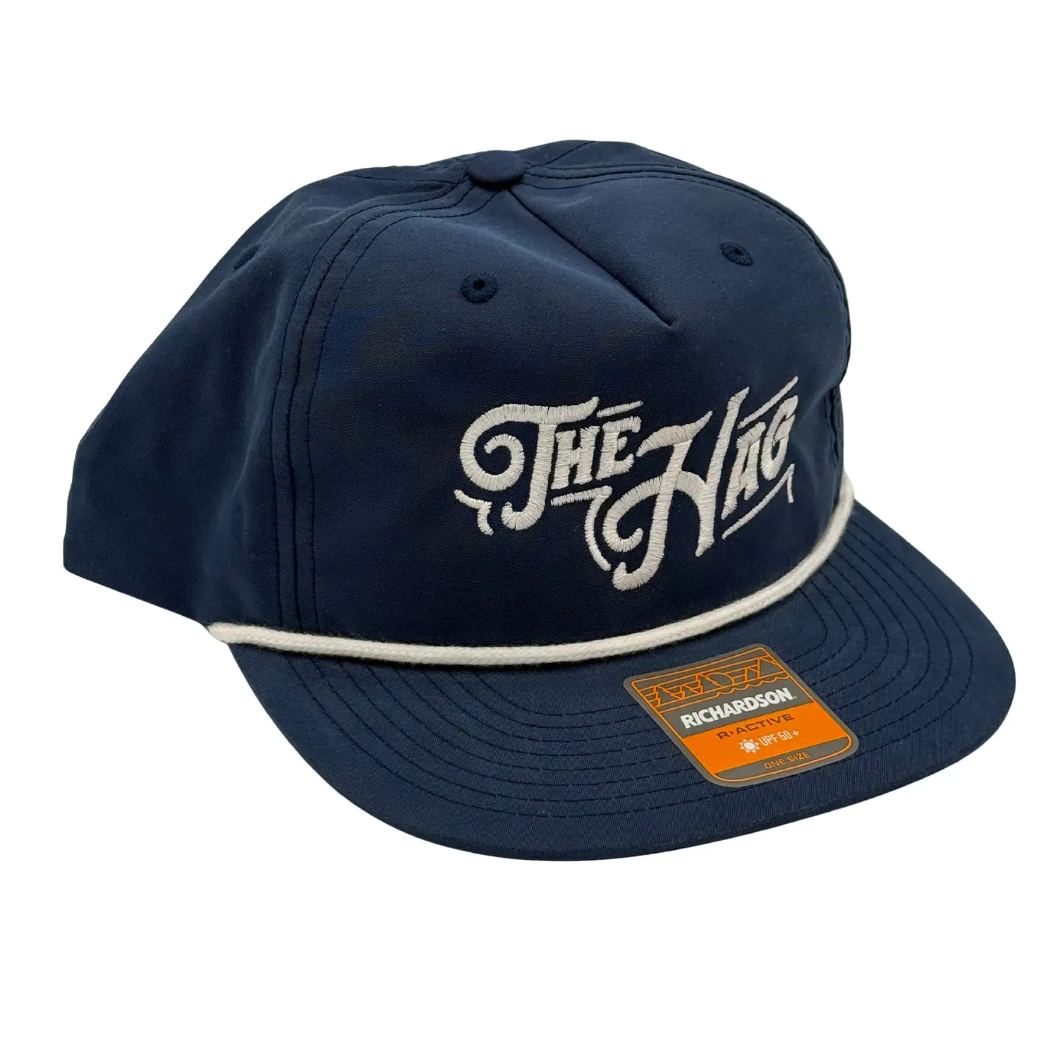 The Hag Embroidered Flat Bill Hat - TikTok Shop