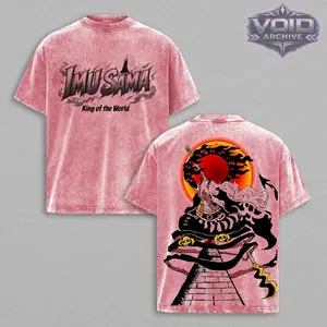 Limited Limited Edition Imu Sama Graphic Tee - Acid Wash Oversized Anime Shirt Themed graphic American-made pure cotton T-shirt | High-quality 100% cotton street style T-shirt | Relaxed fit