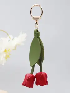 Tulip Keychain Unisex Car Key Holder, Cute Personalized Key Ring, Perfect Valentine's Day & Christmas Gift, Fashion Winter Y2K Accessory, Stylish Keychain