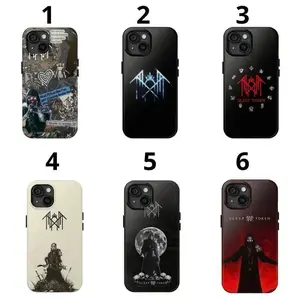 Sleep Token Logo Series Phone Cases - Durable and rugged phone cases for iPhone 17/16/15/14/13/12/11 Pro Max/Plus and Samsung Galaxy S23FE/22/23/24/25, featuring a glossy finish, UV protection, and a shock-absorbing rubber lining.