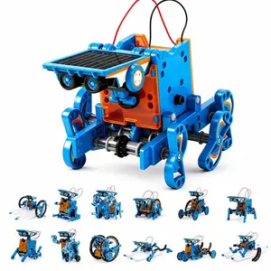 13-in-1 STEM Solar Robot Kit for Kids, DIY Educational Science Building Set, Solar Powered Engineering Toy, No Batteries Required Gift for Boys Girls