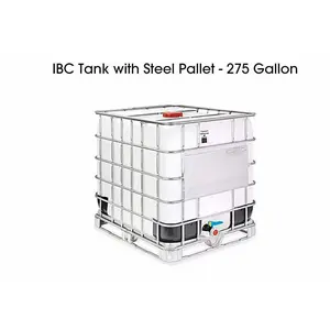 IBC Tank with Steel Pallet - 275 Gallon