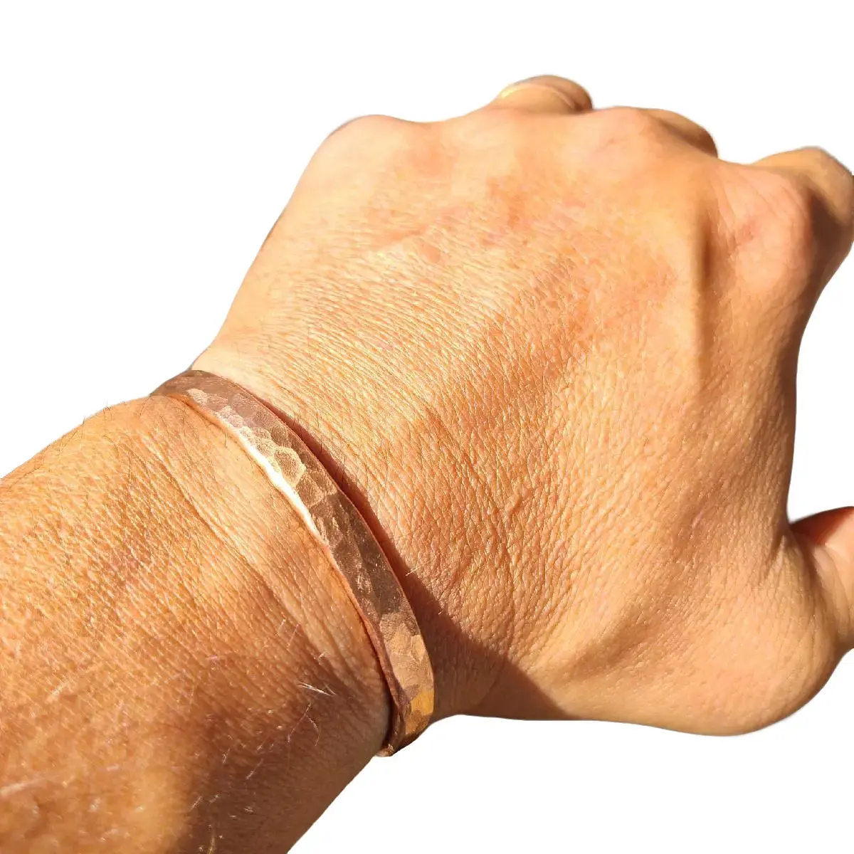 Copper Creaxions Solid Copper Bracelet #4 Hammered BP from Classy Grit Collection, Hand Made in Montana USA. 1 for $20