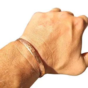 Copper Creaxions Solid Copper Bracelet #4 Hammered BP from Classy Grit Collection, Hand Made in Montana USA. 1 for $20