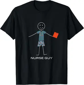 100%cotton Funny Mens Nurse RN Boys Nursing T-Shirt