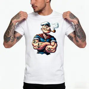 Men's Heavyweight Pirate Graphic T-Shirt - Oversized Loose Fit Round Neck Short Sleeve, Bold Nautical Design with Pirate Ship & Treasure Chest Print, Breathable All-Season Casual & Themed Party Wear, Machine Washable (Ideal for Pirate Costumes )