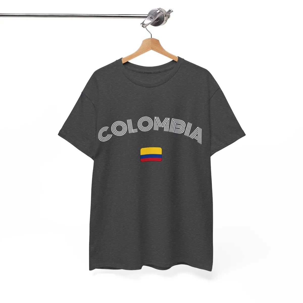 Colombia Camisa Unisex Casual Menswear Top Cultural Underwear Shortsleeve
