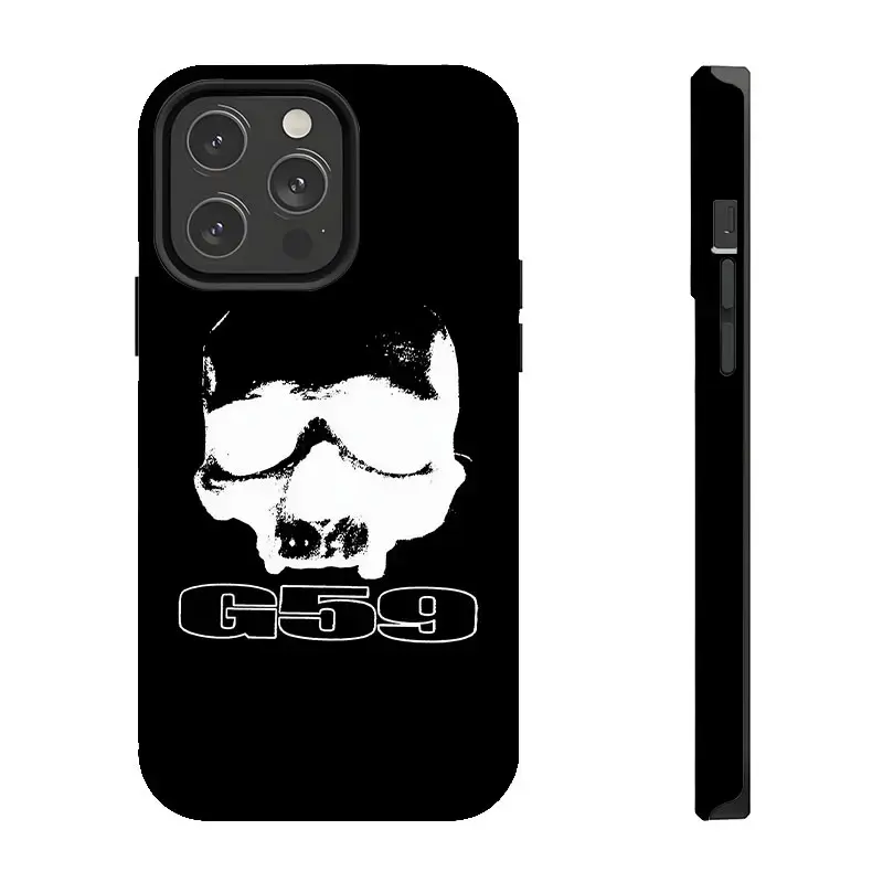 Suicideboys G59 Underground Rap Hip Hop Artist Fan Merch Custom Graphic Protective Phone Case - Rubber & Polycarbonate Casing, Shockproof Resistance, Grunge Vibe Hard Cover Accessories for iPhone 17 Pro Max,16 Air,15 Plus,14,13,12,11,Mini, G59 Theme, Hip