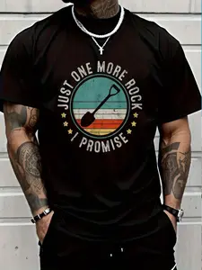 100% Cotton Geology Rockhounding Rocks Geologist Retro Vintage Gift T-Shirt Women's Men's Graphic Tee Crew Neck summer vacation Tops