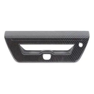 CheroCar Rear Tailgate Door Handle Bowl Cover Trim Decor - ABS Material, UV-Resistant, Easy DIY Installation, Compatible with 2015-2020 Ford F150