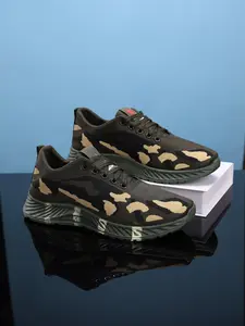 Men's Camouflage Sports Shoes, Breathable Anti-Slip Outdoor Casual Shoes, Lightweight Durable Work Safety Shoes