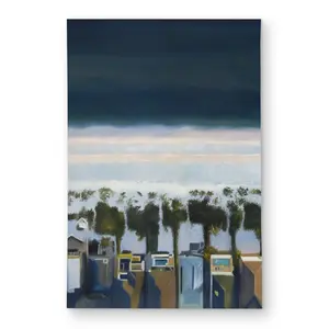 Begin Home Decor C1ROAR46EGYT2B 4 x 6 ft. Birds Eye View of Beach Rug - Waves Coastal Outdoor Decor - Rectangle