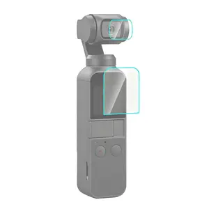 PULUZ 9H 2.5D HD Tempered Glass Lens Protector + Screen Film for DJI OSMO Pocket Gimbal