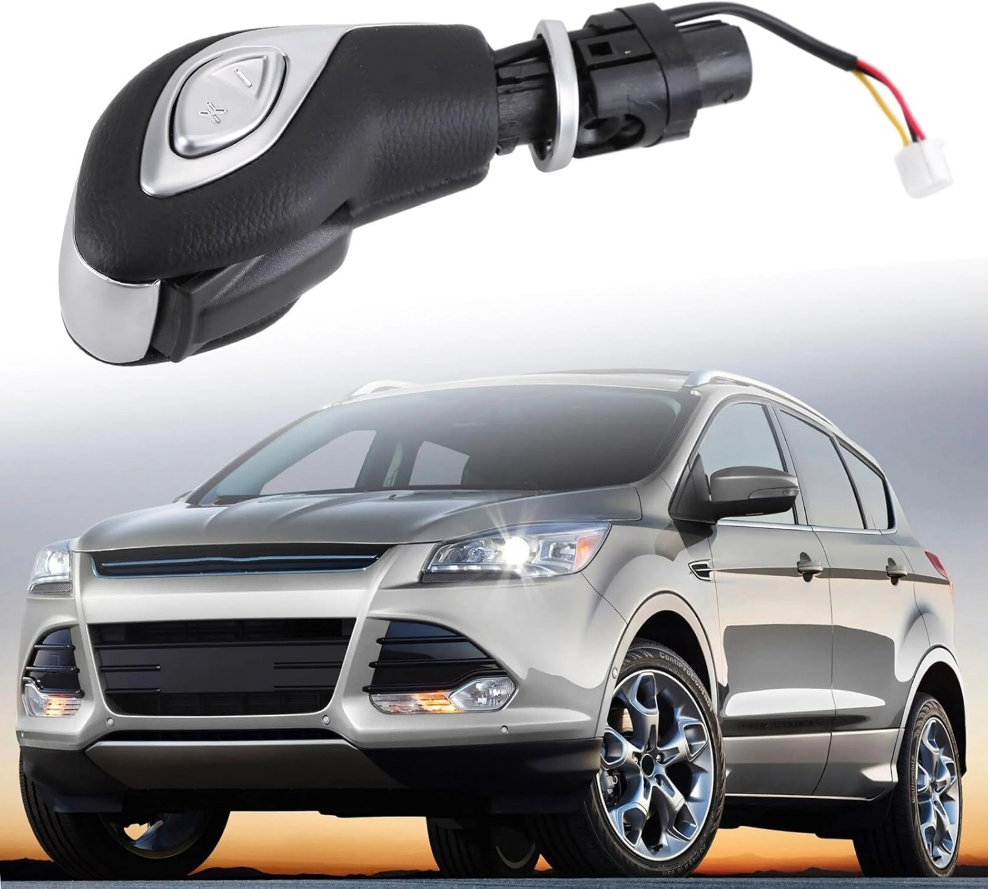 Gear Shift Knob Shifter Lever Automatic Transmission For Ford Escape Fusion