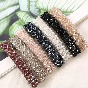 7PCS Elegant Hair Clips Fashion Hair Barrettes for Women and Girls, Sparkly Glitter Rhinestones Flowers Hairpin French Style Hairclips Vintage Hair Accessoires for Women