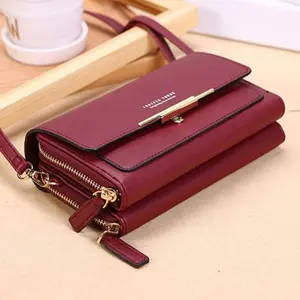 Women's Wallet  Handbag Multi Card Large Capacity Casual Shoulder Bag Mobile Phone Packet Fashion New Style