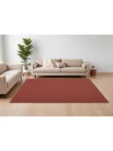 HomeRoots 567793 10x14 ft. Hand-Woven Red Rectangle Decorative Area Rug, Decorative Rug