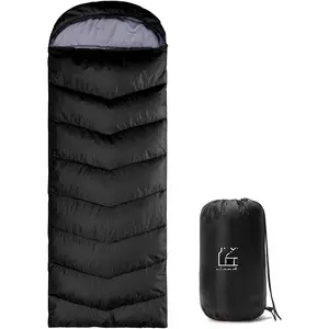 Upgraded Version of Camping Sleeping Bag 4 Seasons Warm and Cool, Lighter Weight, Adults and Children Can Use Waterproof Camping Bag, Travel and Outdoor Activities