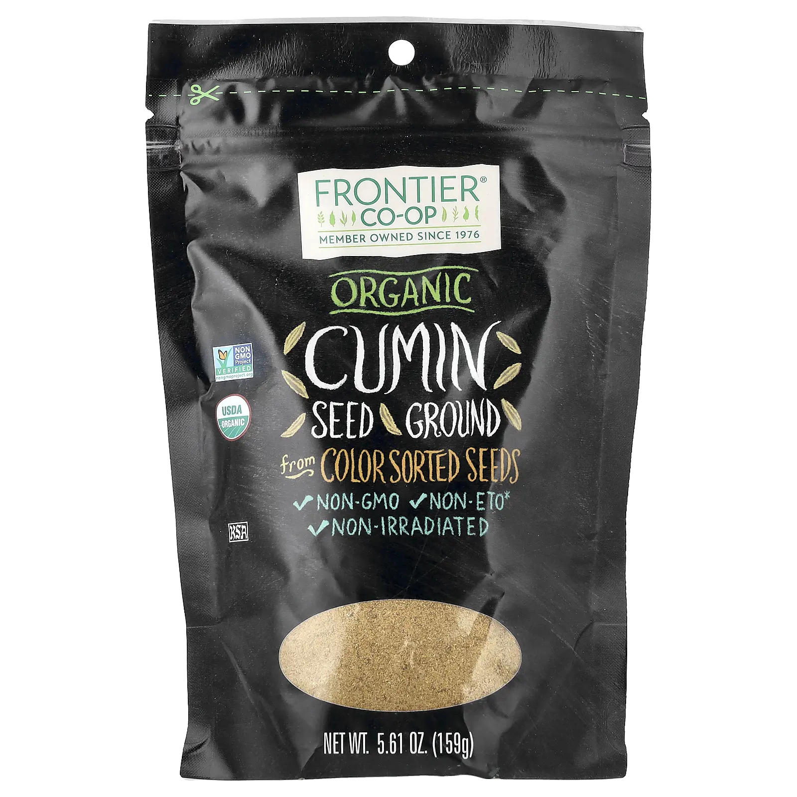 Frontier Co-op Organic Cumin Seed, Ground, 5.61 oz (159 g) Frontier Co-op Organic Cumin Seed, Ground, 5.61 oz (159 g)