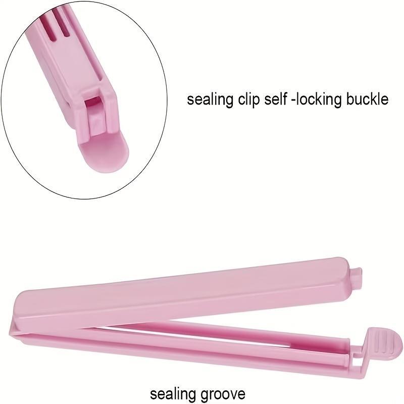 Set of 27 Reusable Clips for Sealing Food Bags, Ideal for Potato Chips And Bread. These Kitchen Storage Additions Feature a User-Friendly V-Shaped Design That Protects Against Moisture And Dust, Ensuring Your Food Stays Fresh