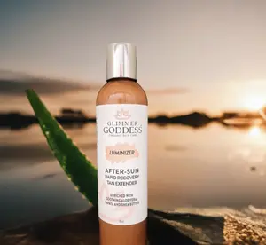 ORGANIC SOOTHING AFTER-SUN LOTION & TAN EXTENDER + LUMINIZING SHIMMER