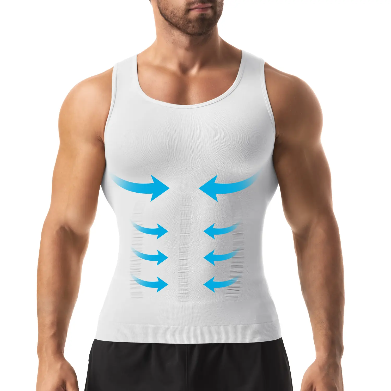 1/2/3/4 Packs Menswear Body Shaper Shapewear Sports Vest Men Compression Shirt Breathable Stretchy Gym Lightweight Tummy Control Tops Suits Soft Fabric Formal Bestie 1/2/3/4 Packs Menswear Body Shaper Shapewear Sports Vest Men Compression Shirt Breathable Stretchy Gym Lightweight Tummy Control Tops Suits Soft Fabric Formal Bestie
