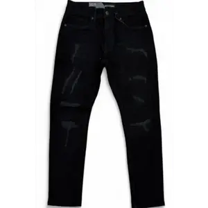 Thread Theory distressed denim jet black