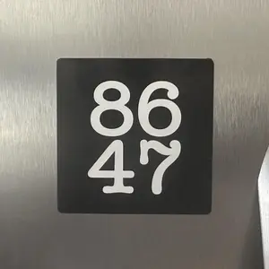 8647 Magnet/ Anti-Trump Sticker / Waterproof / Car Magnet / Regfrigerator Magnet / Removable