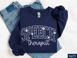 Speech Therapist Short Sleeved T-SHIRT / Sweatshirt ,  Speech Therapy T-shirt , SLP short sleeve, Unisex Womenswear Clothes