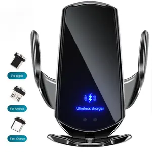 Fast Wireless Car Charger, Car Phone Holder for iPhone 16 15 14 13 12 11 Pro Max X USB Magnetic Charging Station for all phone