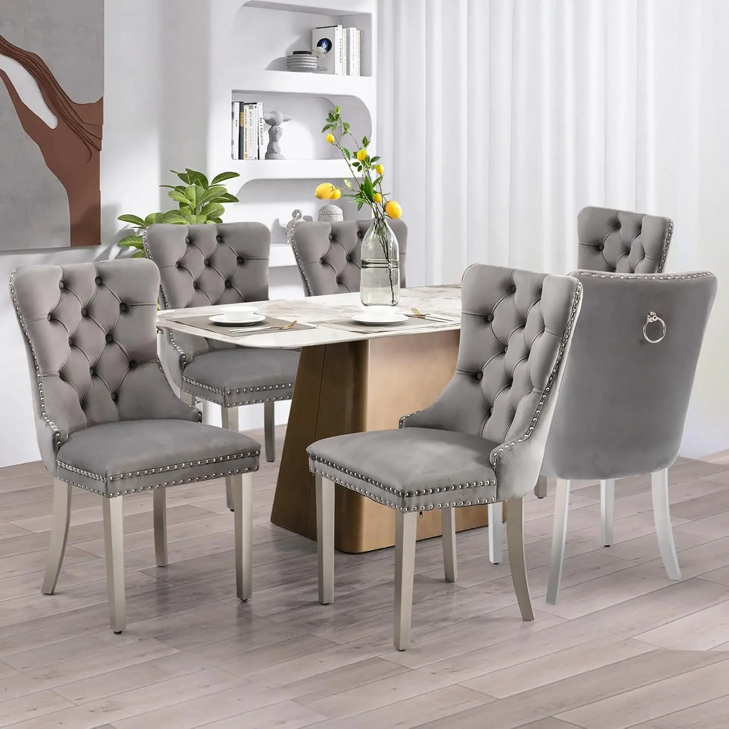 Grey-silver Plated Leg