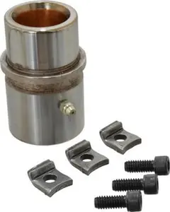 Danly 1-1/4" ID x 3-1/8" OAL, Steel, Bronze Plated Die & Mold Shoulder Bushing Shoulder, 1.94" Bottom OD, 1-3/4" Top OD, 2.095" Collar OD, 2" Under Collar, 1-1/8" Above Collar 6-10-24