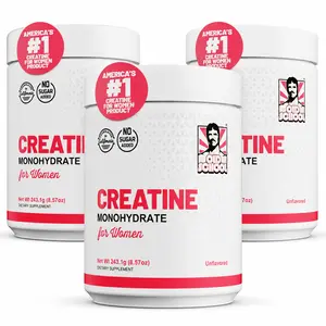 Old School Creatine Monohydrate for Women 240g Unflavored Supplement with Collagen & BCAA for Muscle Growth Hair Health Skin Radiance & Faster Recovery