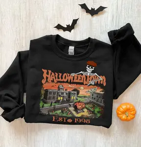 Vintage Halloweentown Sweatshirt, HalloweenTown 1998 Sweatshirt, Halloween Party, Halloween Town Fall Sweatshirt, Fall Pumpkin Sweatshirts, Halloweentown Sweatshirts, Womenswear