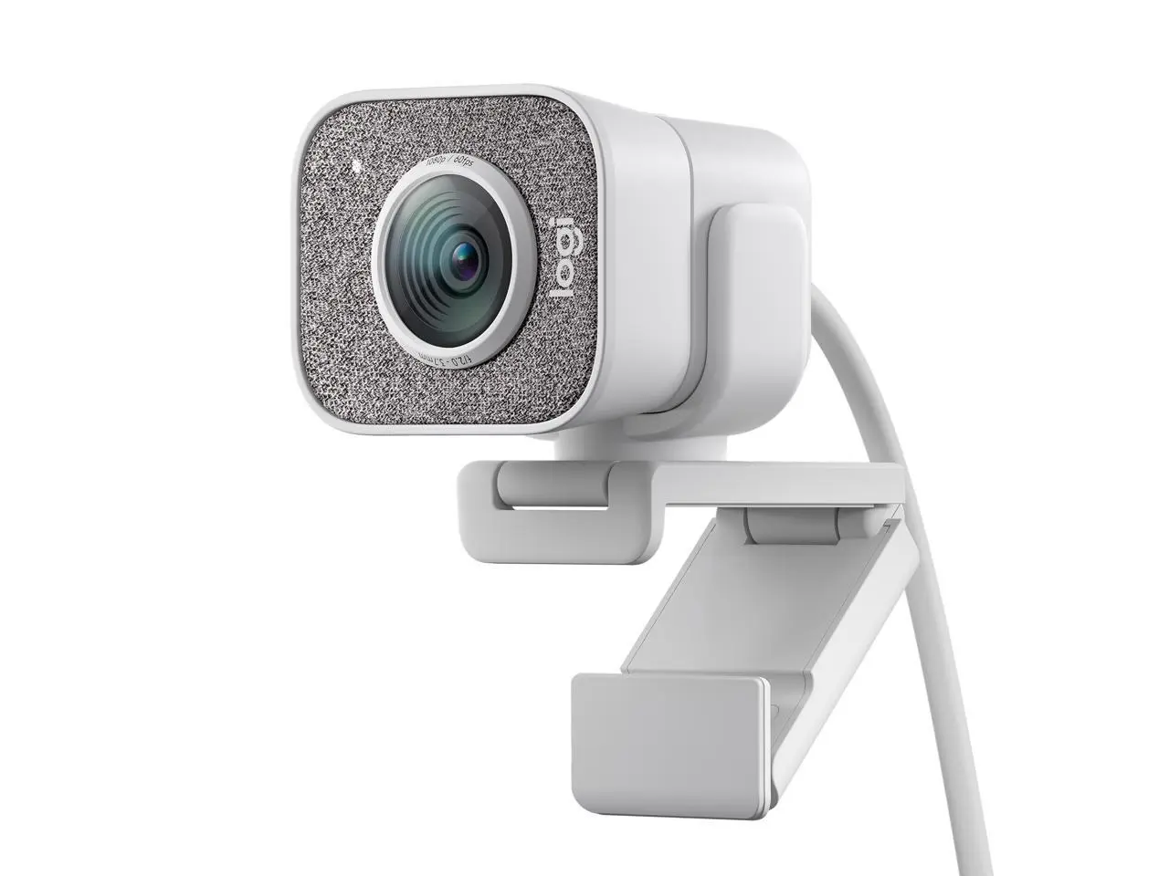 Logitech for Creators StreamCam Webcam for Streaming and Content Creation, Full HD 1080p 60 fps, Premium Glass Lens, Smart Auto-Focus, for PC/Mac - White