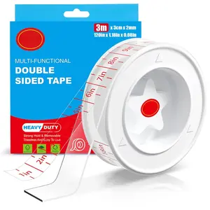 Nano Double Sided Mounting Tape for Walls Art and Daily  Projects(10Ft)