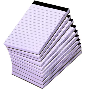 1/5 Pack Lined Writing Notepads with 30 Sheets Each, 4.92x2.95in Size, Ideal for School and Office Use, Back to School Essential Supplies, Portable Notebook