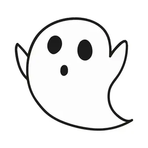 Spooky Ghost Cookie Cutter - Halloween Baking Tool