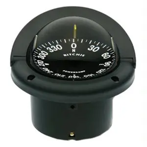 212 MAIN Ritchie HF-742 Flush Mount Helmsman Compass - Black, Fits 4", Nightvu Light, Powerdamp Dial