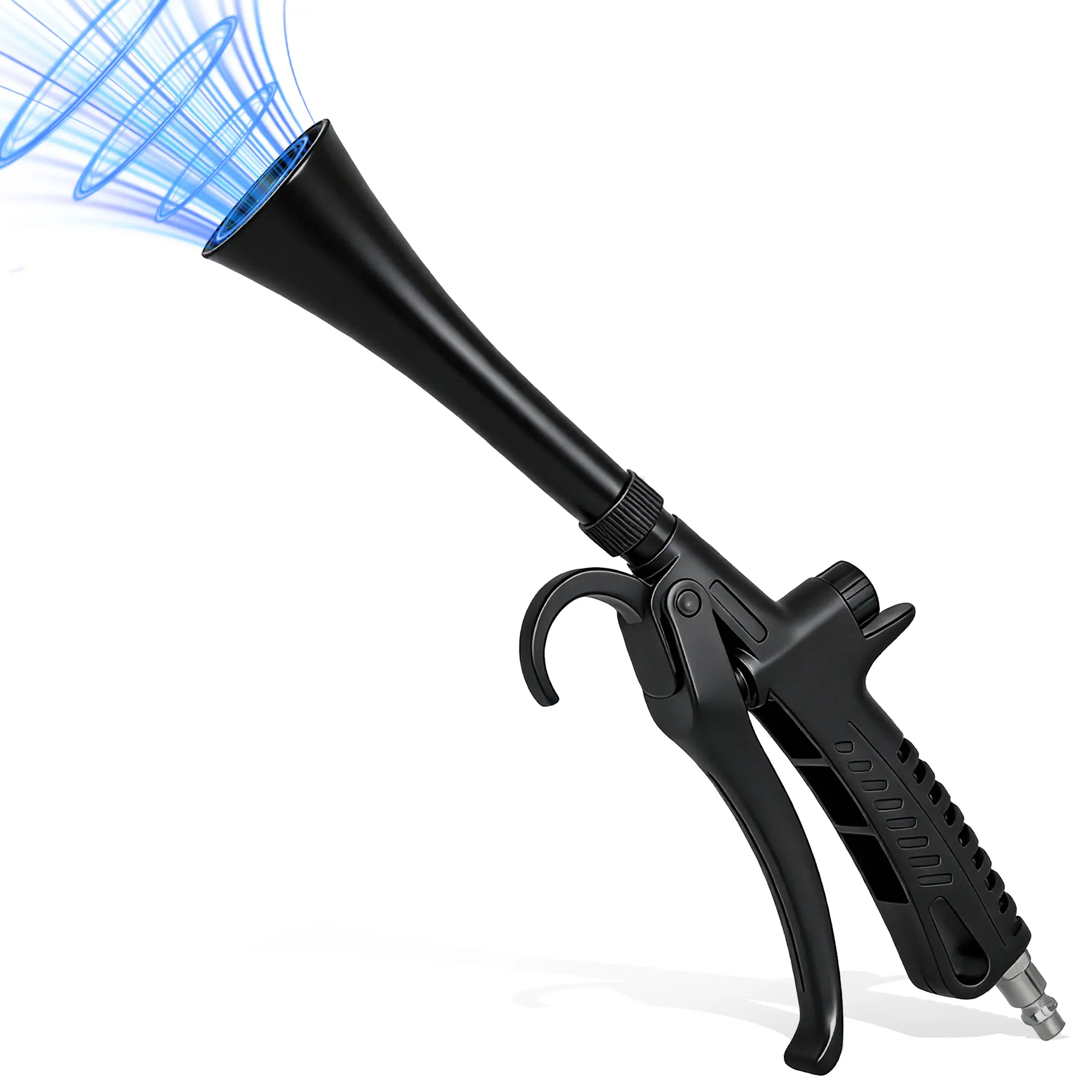 KEENTECH Tornado Car Cleaning Gun, Pro Auto Detailing Tool for Interior & Exterior Deep Cleaning, Powerful Air Blow Gun for Quick Dust & Dirt Removal, Air Compressor Powered Tornado Cleaning Gun