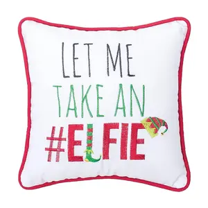 10" x 10" Elfie Throw Pillow by Valerie