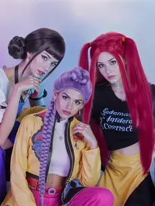 Zoe/Mira/Rumi Anime Cosplay Wigs - 3D Realistic Hair Pieces for Cos Fans