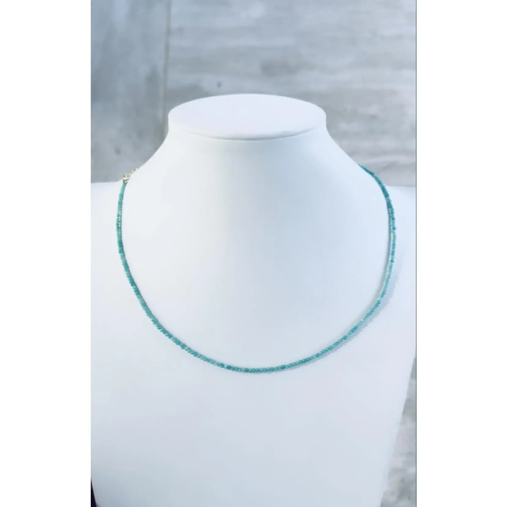 Turquoise Stone Necklace for Inner Calm, Grounding, and Clarity - Ideal for Stress Relief and Mental Clarity
