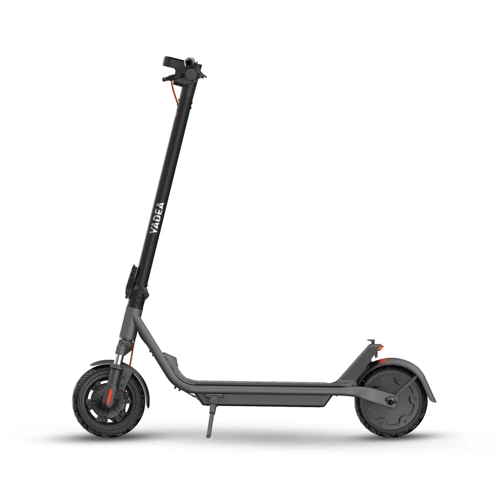 YADEA Foldable Commuter Electric Scooter for Teens & Adults - 300W Rear Wheel Drive, 21.6V 7.8Ah Battery, 15.5MPH Max Speed, 20 mi Range, Front Suspension Shock Absorption, Black