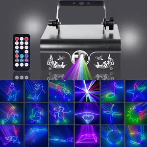 New Animation Beam Projector Lights Remote Control Dmx 512 500mw Indoor lighting