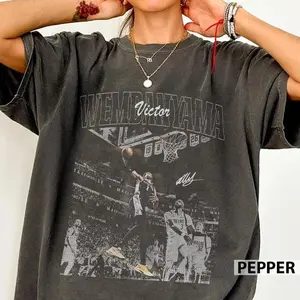 [Sale Up To 50%] Victor Wembanyama Basketball Shirt, San Antonio Basketball Tee, Funny Basketball Gift Unisex