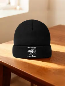 Funny Opossum Live Love Lobotomy Possum Street TrashTStreetwear   Sleeve Gifts 2026 new model Multi Color Soft Fabric Winter Cap Warm Cozy Unisex Knit Hat with Universal Fit, Versatile Headwear for