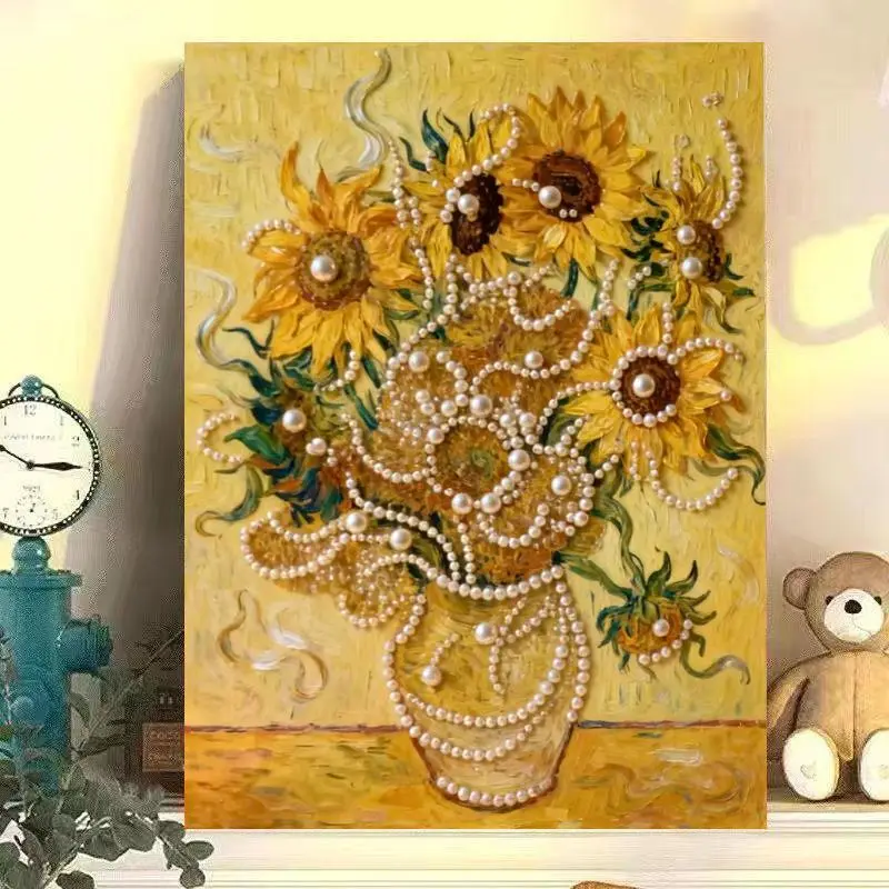 Shining Pearl DIY Art Painting - Easy for beginners, a exquisite handcrafted light luxury choice, elegant finished piece that brings artistic flair to your home space Shining Pearl DIY Art Painting - Easy for beginners, a exquisite handcrafted light luxury choice, elegant finished piece that brings artistic flair to your home space